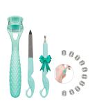 Premium Stainless Steel Foot Care Set for Dry Wet Foot Heel Callus Dead Cracked Skin - Green - Buy Online on GoSupps.com