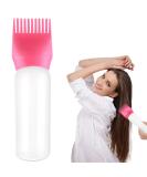 Root Comb Applicator Bottle 170ml - Professional Hair Oil & Dye Applicator with Brush | Dark Pink - Buy Online on GoSupps.com