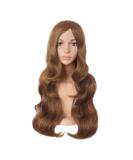 MapofBeauty Charming Long Wavy Synthetic Party Wig for Women - Light Brown - Buy Online on GoSupps.com