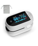 Buy High-Definition Fingertip Pulse Oximeter with Alarm | Fast & Accurate Oxygen Monitor - Includes Batteries & Lanyard - Buy Online on GoSupps.com