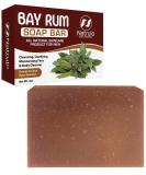 Bay Rum Soap for Men 4oz - Orange & Clove Spice Scented - Made in USA - Manly Face & Body Wash - Buy Online on GoSupps.com