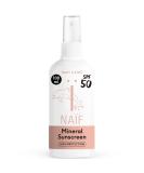 Na f - Mineral sun protection spray - for baby & child - LSF 50 - with natural ingredients - without mineral oils silicones or microplastics - UV filter based on zinc oxide - 100ml normal - Buy Online on GoSupps.com