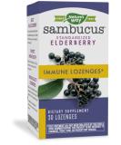Nature's Way Sambucus Immune Elderberry Lozenges with Echinacea & Zinc - 30 Count - Buy Online on GoSupps.com