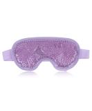 NEWGO Cooling Eye Mask for Puffy Eyes Reusable Hot Cold Therapy Gel Cold Eye Mask for Migraine Headache Dark Circles Dry Eyes Swollen Eyes Sinus Pain Purple - Buy Online on GoSupps.com