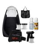 MaxiMist Lite Plus Sunless Spray Tanning Kit - HVLP Airbrush Tan Machine with Tent in Black - Buy Online on GoSupps.com