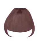 SEGO Clip in Pony Hairpiece Extensions - Realistic Dark Golden Brown Fringe Bangs for Effortless Style - Buy Online on GoSupps.com