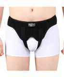 Tenbon Hernia Belt - Flexible Adjustable Inguinal Groin Support Truss for Men and Women - XL Black - Buy Online on GoSupps.com