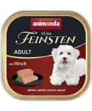 animonda Vom Feinsten Adult dog food wet food for adult dogs with deer 22 x 150 g with deer 1 piece (pack of 22) - Buy Online on GoSupps.com