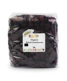 Organic Dried Cranberries 1kg - Buy Online on GoSupps.com