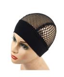 YANTAISIYU 1 pc Black Crochet Wig Cap Headband Wig Cap with Adjustable Headband Weaving Wig Base for Wig Making - Buy Online on GoSupps.com
