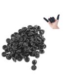 Lind Kitchen 150pcs Disposable Latex Finger Cots - Protective Fingertips Gloves | Rubber Industrial Fingerstall Sleeves 65x25mm (Black) - Buy Online on GoSupps.com