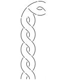 Quilting Creations Cable Border Quilt Stencil  2 - Buy Online on GoSupps.com