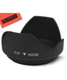67mm Digital Tulip Flower Lens Hood for Canon Nikon Olympus Pentax Sony Sigma Tamron SLR Lenses - Includes Microfiber Cleaning Cloth - Buy Online on GoSupps.com