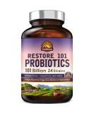 Vitalitown Probiotics - 101 Billion CFUs, 24 Strains, 30 Capsules | Best Digestive Health - Buy Online on GoSupps.com