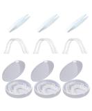 Skhaovs Instant Veneers - 3 Pairs of Comfortable False Teeth Dentures for Temporary Aesthetics | Affordable Snap-On Bite Prostheses - Buy Online on GoSupps.com