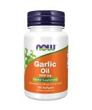 Buy NOW Foods Garlic Oil 1500mg | Gluten-Free Non-GMO Soft Capsules | 100 Count - Laboratory Tested - Buy Online on GoSupps.com