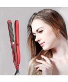 Pro Ceramic Mini Hair Crimper for Women - Small Wave Curling Iron for Short & Long Hair Styling (Red) - Buy Online on GoSupps.com