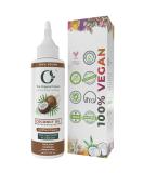 Organic Forest 100% Chemical Free Pure Cold Pressed Coconut Oil for Hair and Skin | Coconut Oil Cold Pressed Unrefined Natural Cold Pressed Pure Coconut Hair Oil Pure Coconut Oil for Skin | 100 ML - Buy Online on GoSupps.com