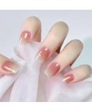 20Pcs Semi Cured Gel Nail Strips French Pink Gradient Gel Nail Stickers Long-Lasting Waterproof Gel Nail Polish Wraps for Salon-Quality Manicure Easy to Apply & Remove UV/LED Lamp Required - Buy Online on GoSupps.com