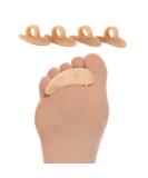 ZenToes Hammer Toe Straightener and Corrector 4 Pack Crests Relieve Foot Pain, Pressure, Discomfort | Flexible Silicone Comfort | Align, Improve Stability | Stain, Odor Resistant - Buy Online on GoSupps.com
