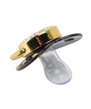 Stylish Infant Pacifier Clip Set - Toxic-Free Bling Pacifiers for Breastfed Babies - DIY Wall Decor (Black M) - Buy Online on GoSupps.com