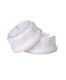 Lifefactory Flat Caps 2-Pack for 4-Ounce and 9-Ounce BPA-Free Glass Baby Bottles  White 2 Count (Pack of 1) White - Buy Online on GoSupps.com