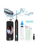 Wireless Ultra-HD Ear Wax Removal Kit with Skin-Friendly Cleaner Tool - 7 Ear Picks, 6 Silicone Scoop Tips, 1 Ear Washer - Buy Online on GoSupps.com