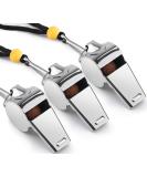 KTRIO Whistle  Coach Whistles Metal Whistle with Lanyard  Loud Crisp Sound Sports Whistles for Referees  Coaches  Teachers  Polices  Training  Outdoor Sports  Survival  Emergency 3 Pack - Buy Online on GoSupps.com