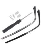 MipCase Replacement Metal Glass Bracket | Pair of Metal Arms for Reading Glasses & Sunglasses | Lightweight Spare Parts | International Shipping - Buy Online on GoSupps.com