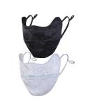 Shop Ligart Cooling Breathable Lace Face Mask for Women - Sun Protection Sports Mask in Black & Gray - International Shipping Available - Buy Online on GoSupps.com