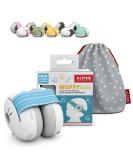 Alpine Muffy Baby Ear Defender for Babies and Toddlers up to 36 Months - CE & UKCA Certified - Noise Reduction Earmuffs - Comfortable Baby Headphones Against Hearing Damage & Improves Sleep - Blue - Buy Online on GoSupps.com