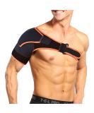 VGEBY1 Adjustable Shoulder Brace - Compression Support Wrap for Men & Women | Ideal for Sports & Gym - International Shipping - Buy Online on GoSupps.com