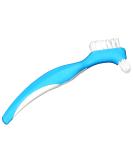 Mediusre Orthodontic Denture Cleaning Brush - Comfort Contoured Grip, Double Sided - 1 Pack - Buy Online on GoSupps.com