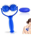 Massage Roller with Interchangeable Hedgehog Balls Fascia Roll for Foot Leg & Back Muscle Relief - Buy Online on GoSupps.com