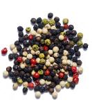 5-Colour Whole Mixed Dried Peppercorns Pepper (50g) - Black, White, Pink, Green, Pimento - Buy Online on GoSupps.com
