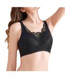 XWSM BH Daily Post Surgical Mastectomy Bags - Wireless Cotton Bralette with Breast Prosthesis | XL/X-Large | Black - Buy Online on GoSupps.com