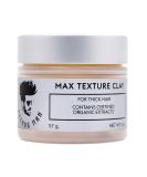 Avenue Man Hair Products Max Texture Hair Clay for Men (2oz) - Paraben-Free Hair Pomade with Certified Organic Extracts - For Wet or Dry Hair - Improved Formula - Made in the USA - Buy Online on GoSupps.com