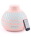 SPLITSKY 400ML Essential Oil Diffuser with Remote Control - Pink Nebulizer for Aromatherapy and Air Humidification - Buy Online on GoSupps.com