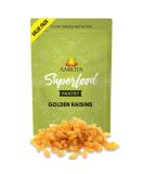 Amrita Golden Raisins 1 lb - No Added Sugar, Naturally Sweet, Gluten Free Dried Sultanas - Freshly Packed in Resealable Bag - Yellow & White Raisins, Vegan & Healthy Snacks - 1 Pound (Pack of 1) - Buy Online on GoSupps.com