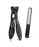 Bezox Nail Clipper for Thick Nails - Stainless Steel Toenail Clippers with Metal Files - Durable & Lightweight Nail Tongs - Buy Online on GoSupps.com
