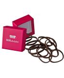 Buy Brown Hair-Like Hair Ties | 12-Pack 4.5cm with Storage Box | Durable Rubber Design - Buy Online on GoSupps.com