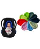 Soft Baby Seat Reducer for Car Seats - Newborn Insert for Maxi-Cosi, Cybex & More in Turquoise - Buy Online on GoSupps.com