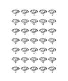 35 x Crystal Diamond Edible Wafer or Icing Cupcake Toppers Fun Xmas Party Cake Decorations (Edible Wafer Card) - Buy Online on GoSupps.com