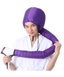 Fiewmay Purple Hooded Hair Dryer Bonnet Cap for Quick and Hands-Free Deep Conditioning and Styling - Buy Online on GoSupps.com