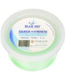 Blue Jay Elite Healthcare Squeeze 4 Strength Hand Therapeutic Putty - Green Medium 0.16 lb | Firm Grip Exercises & Stress Relief for Fingers - Buy Online on GoSupps.com