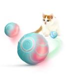Baytion Interactive Cat Toy Ball - Automatic Moving Rolling Cat Toy with Light | Rechargeable | 2 Modes | Extended Playtime | Indoor Cat Kitten Toy - Blue - Buy Online on GoSupps.com