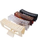 4 Pack Extra Large Hair Claw Clips for Thick & Long Hair - Strong Hold Non-slip Square Jaw Clips for Women - 5'' Bright Hair Clamps - 90's Style - Buy Online on GoSupps.com