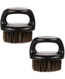 Borogo 2-Pack Knuckle Brush for Barbers - Essential Tool for Professional Barbering & Grooming Services - Beard & Face Duster Brush - Ideal for Hairdressing Salon and Household Use - Buy Online on GoSupps.com