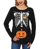 G and PL Halloween Women's Pregnancy Top | Maternity Funny Costume Long Sleeve Shirt - Buy Online on GoSupps.com