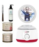 Anyskin Hair Straightener Set with Wax Hair Removal Roller & Spatula Perfect for Smooth Silky Hair | International Shipping Available - Buy Online on GoSupps.com